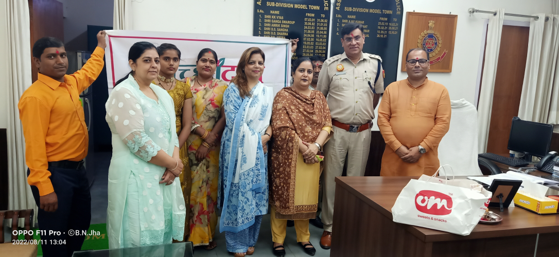 Raksha Bandhan Celebration with Delhi Police